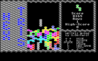 Hextris atari screenshot